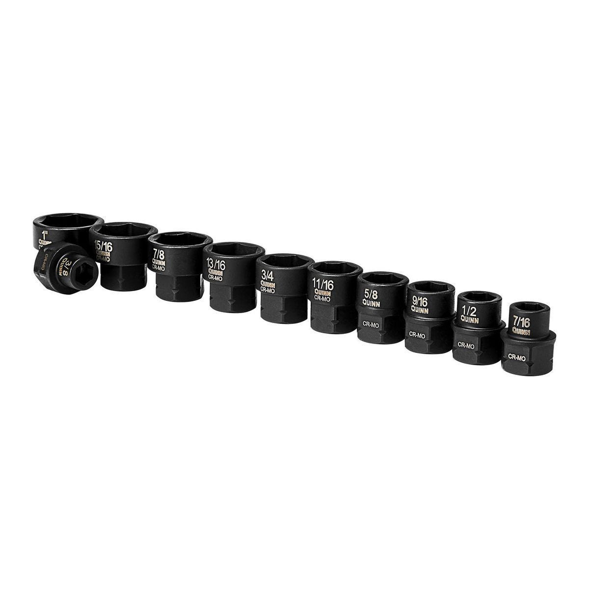 1/2 in. Drive Metric Professional Impact Socket Set, 14-Piece