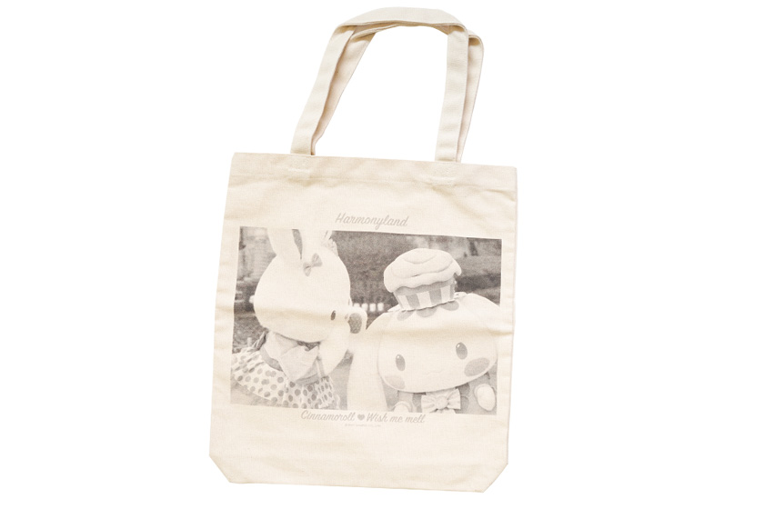 シナモロール♥ウィッシュミーメル トートバッグ モノクロver
