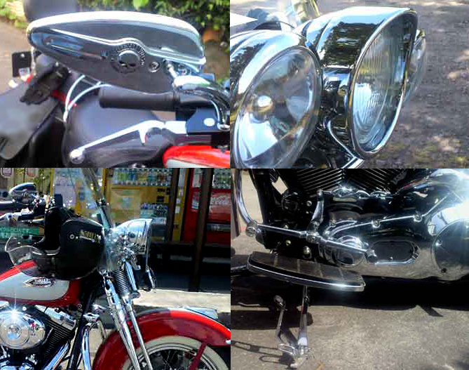 FLSTS 2001年式 キャブ車 外装一式 装飾品多数！ FLSTS 2001年式