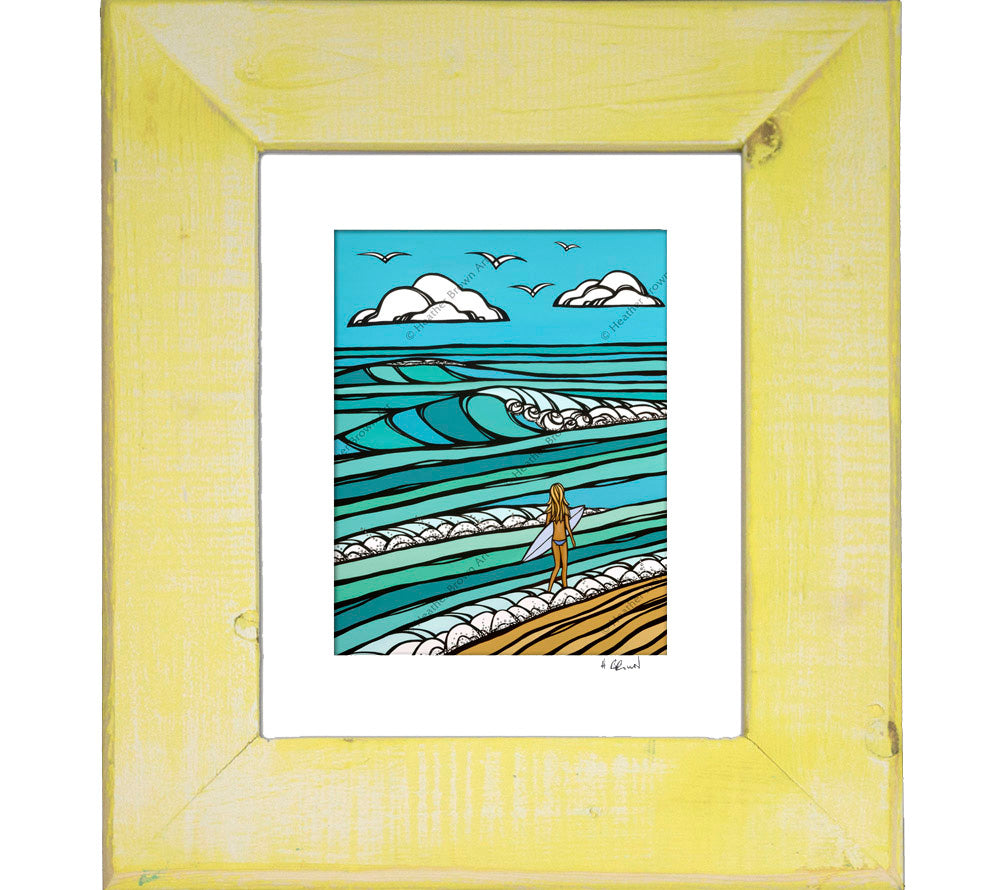 Gem of the Sea - Matted Paper Print - Heather Brown Art
