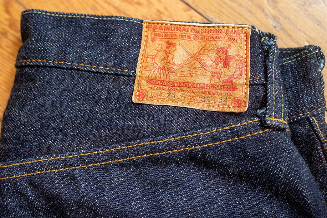 Samurai's 21 Oz. Cho-Kiwami Selvedge Is Woven On Wooden Shuttle Looms