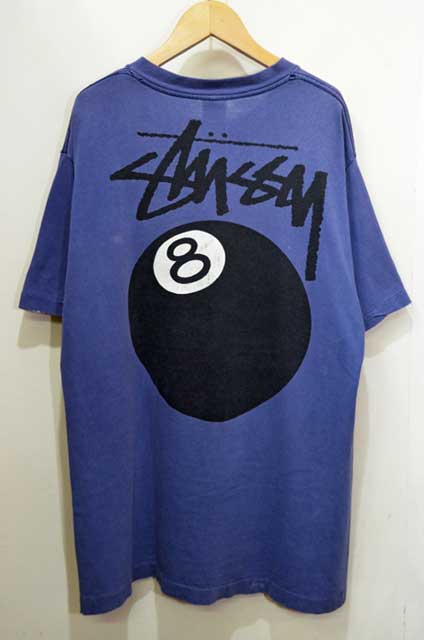 80's OLD STUSSY 8ボール プリント Tシャツ “黒タグ / MADE IN USA