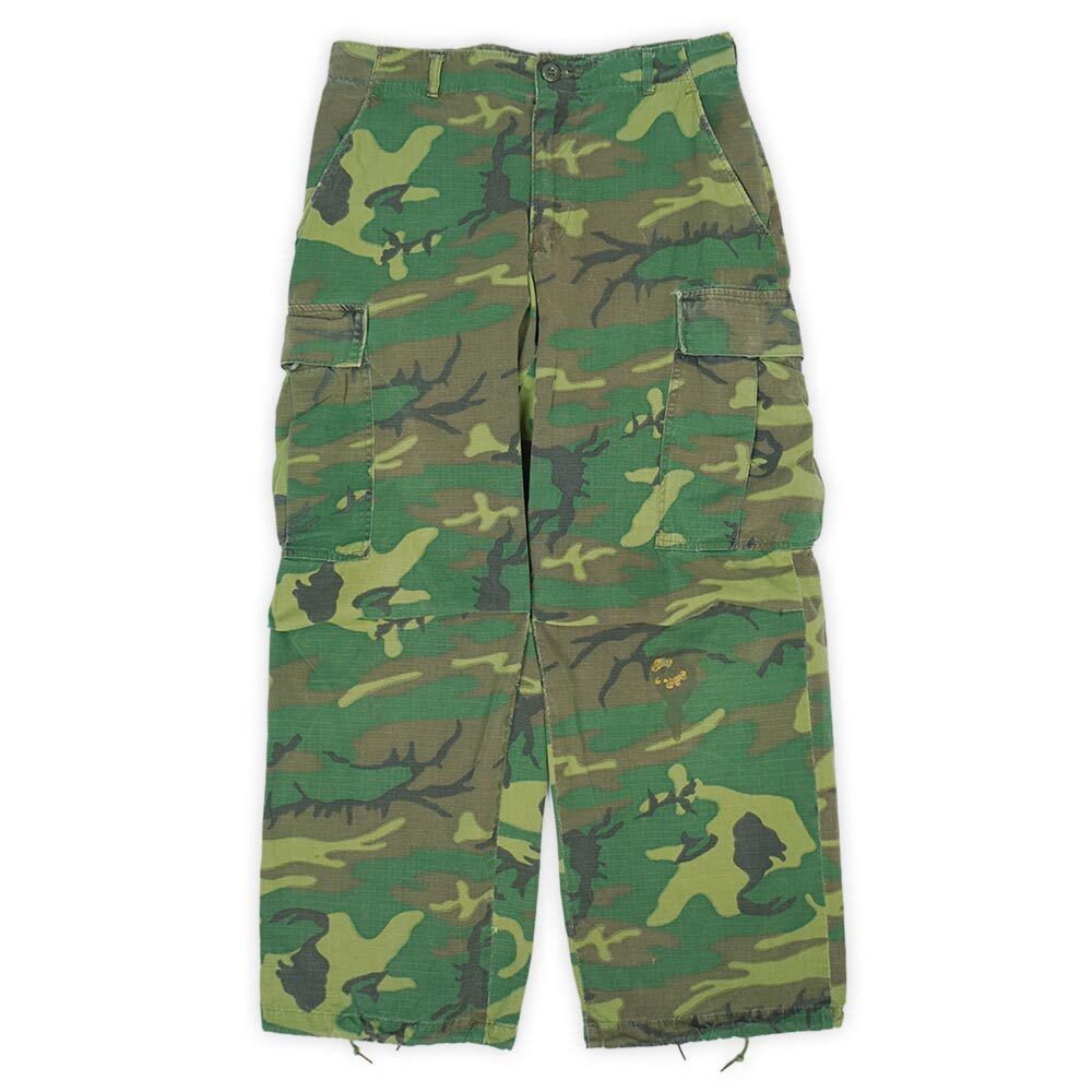 60's US.ARMY ERDL グリーンリーフカモ柄 ジャングルファティーグ