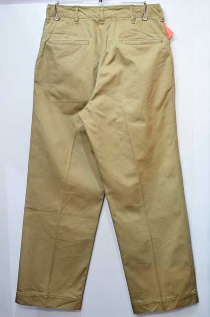 50's US.ARMY チノトラウザー “サイドシームダブルステッチ