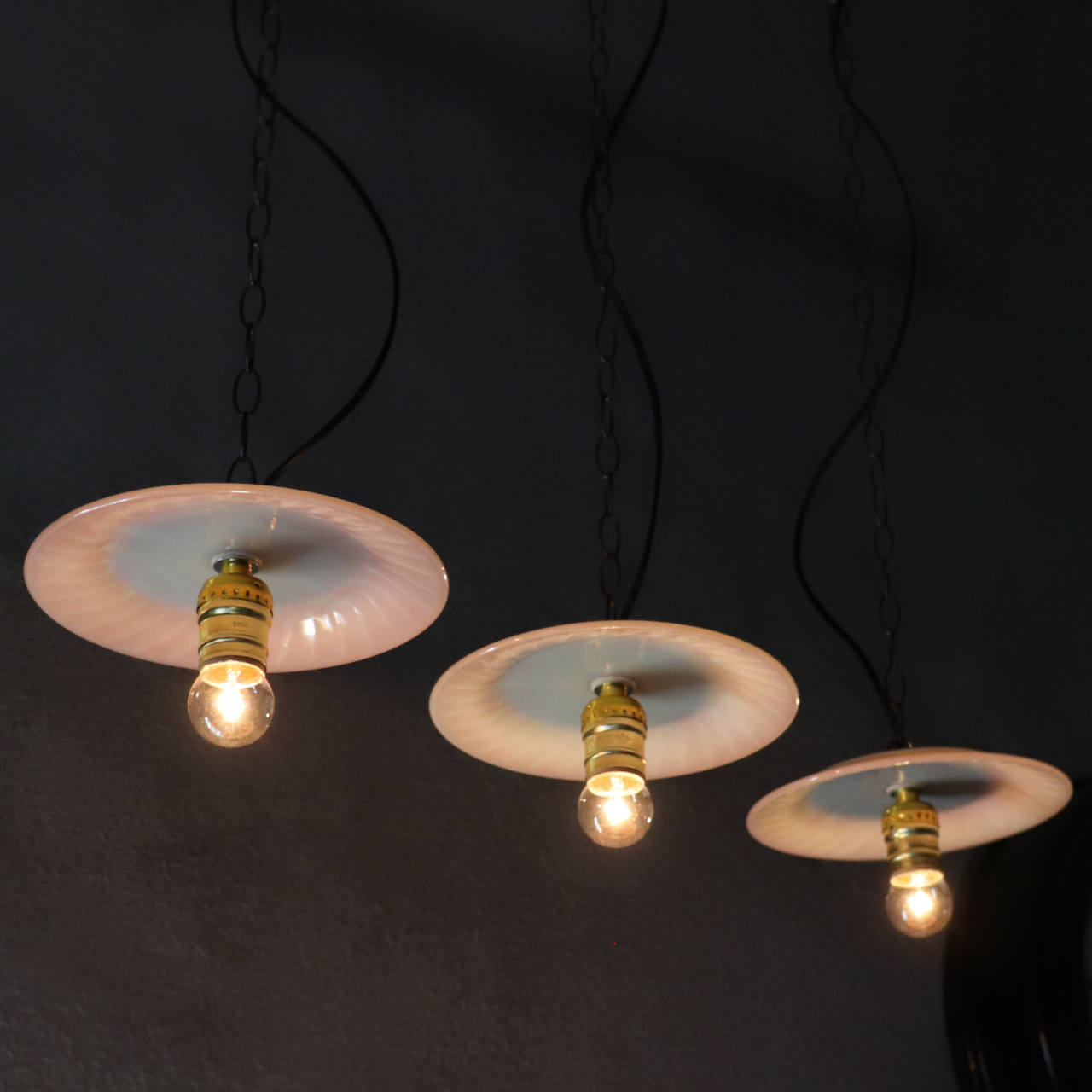 スウェーデン 北欧ビンテージ ミルキーホワイト シリンダー型