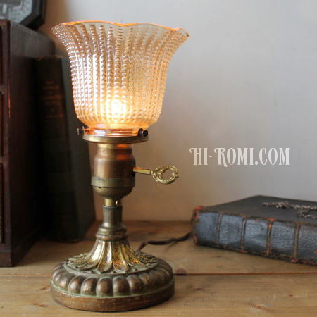 美品 テレフォン 電話機 ランプ アンティークランプ