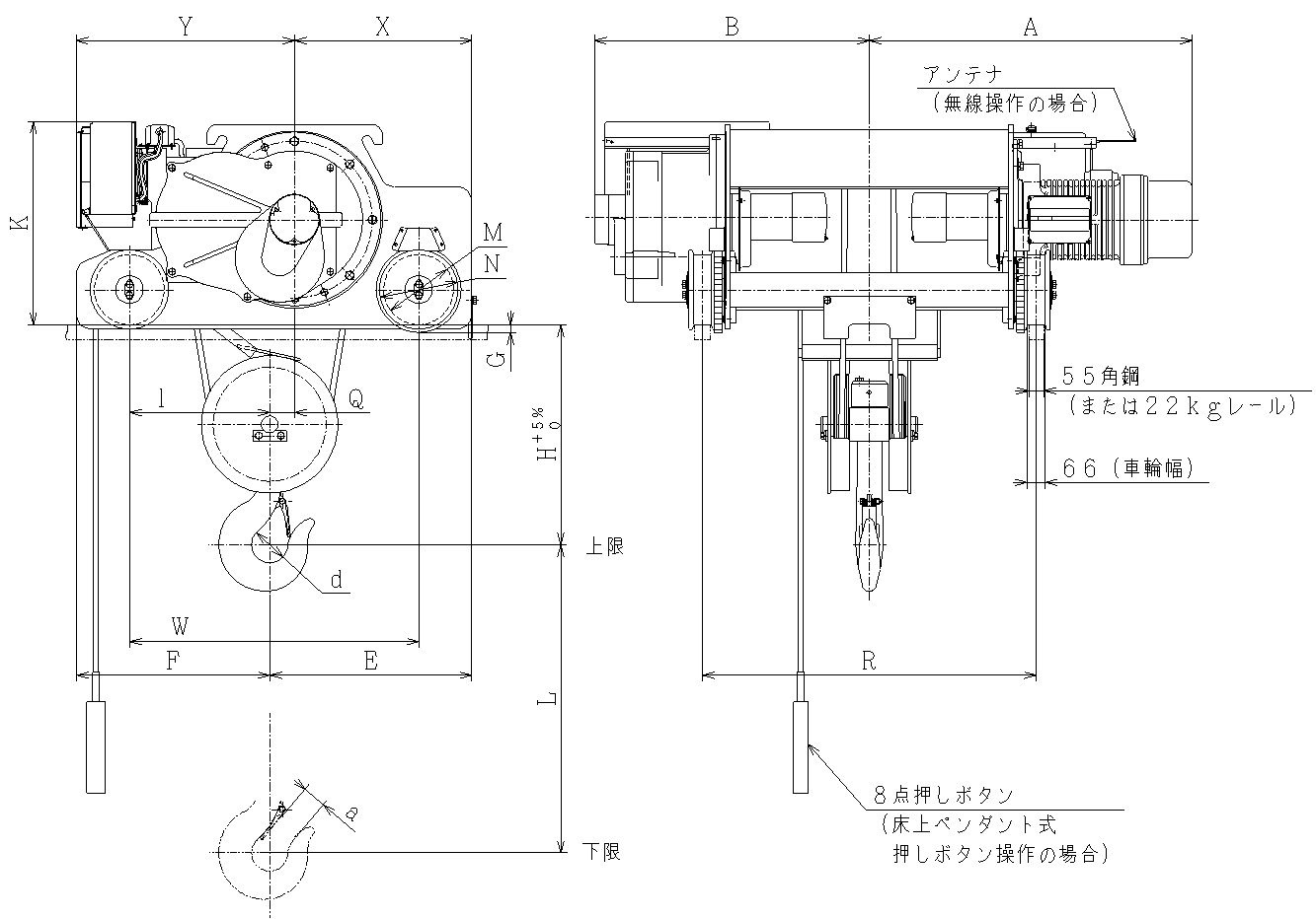 設備監視システム「FitLive」と荷振れ抑制機能を標準搭載 日立ホイスト