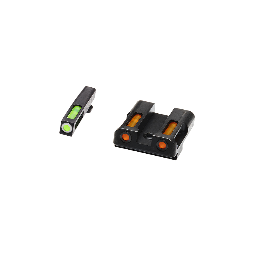 HIVIZ LiteWave H3 Tritium/Fiber-Optic Sight Set for Glock