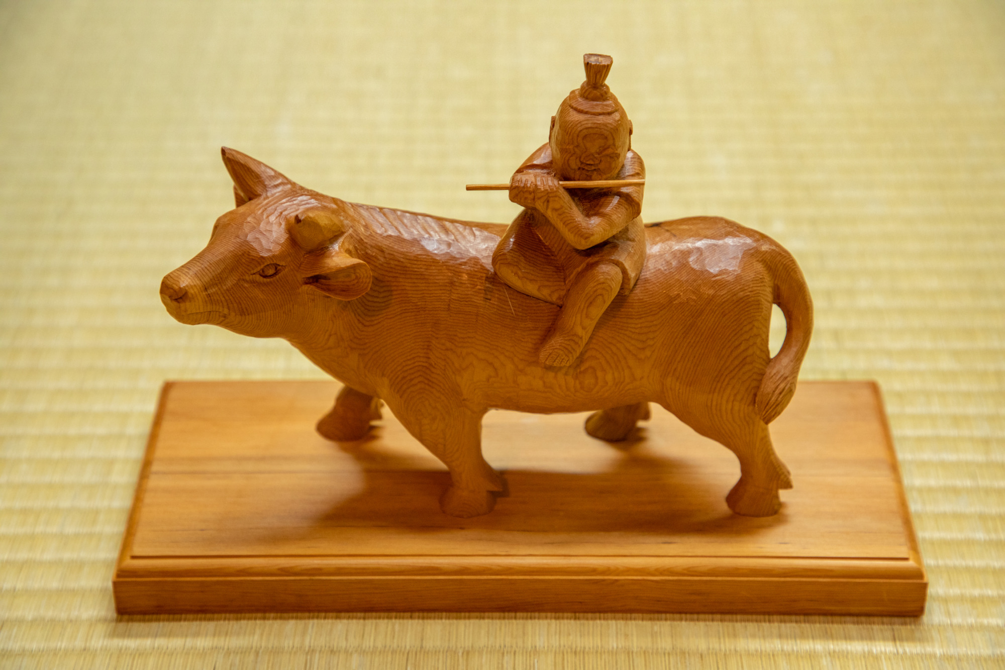 大黒天様 飛騨高山 一位一刀彫 飛騨一位一刀彫」飛騨高山の名匠の