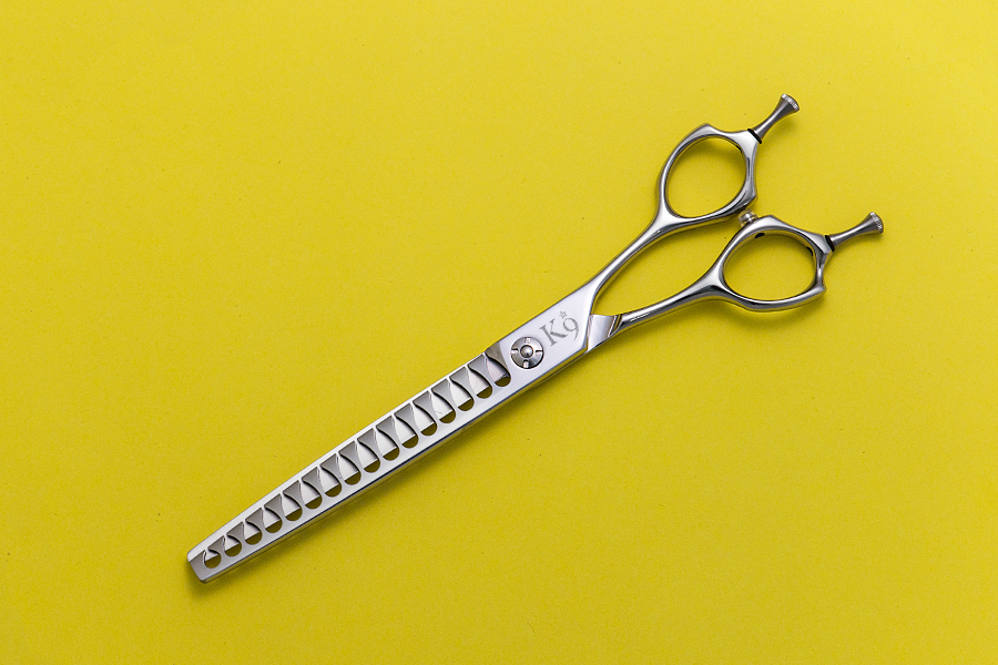 最高級カーブシザー✨切れ味抜群✨トリマートリミングペット両面使用可