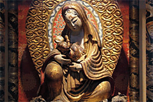 隠れキリシタン マリア像 女神立像 置物 マリア観音像 ／ 隠れ