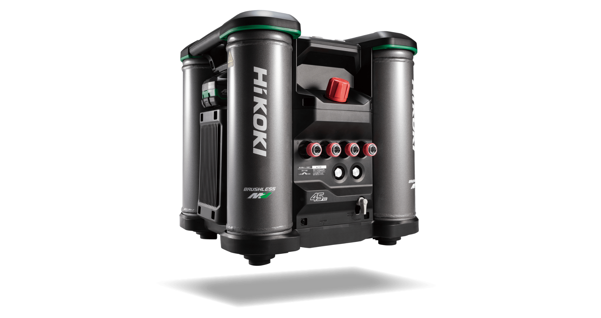 エア待ちは、もういらない。」新形エアコンプレッサ登場-HiKOKI