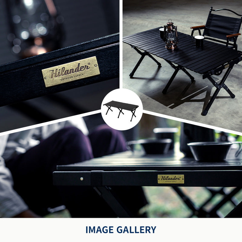 ハイランダーロールウッドテーブル アウトドアモンスター ウッドロール