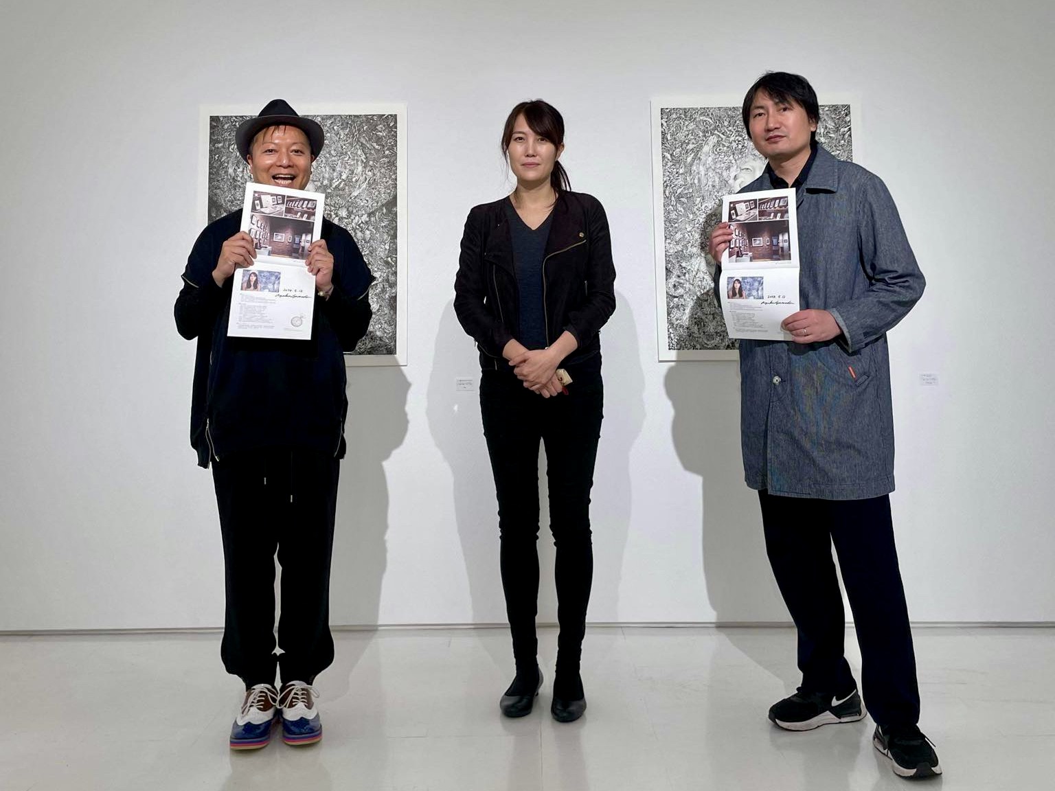 山田彩加展-運命-@PORT ART&DESIGN TSUYAMA！待望の初対面でサインを