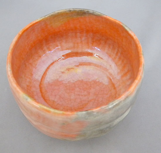 8388] 小川裕起夫 茶碗 三代 小川長楽 赤楽 - 広田屋 ブランド質屋通販