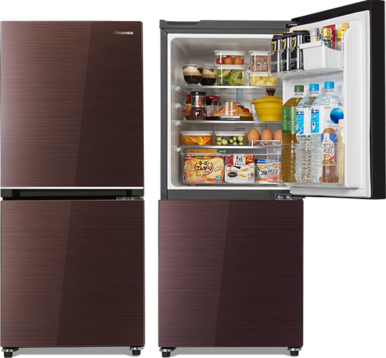 Hisense 134L 冷蔵庫 HR-G13B-BR HR-G13B-BR | ハイセンスジャパン株式会社