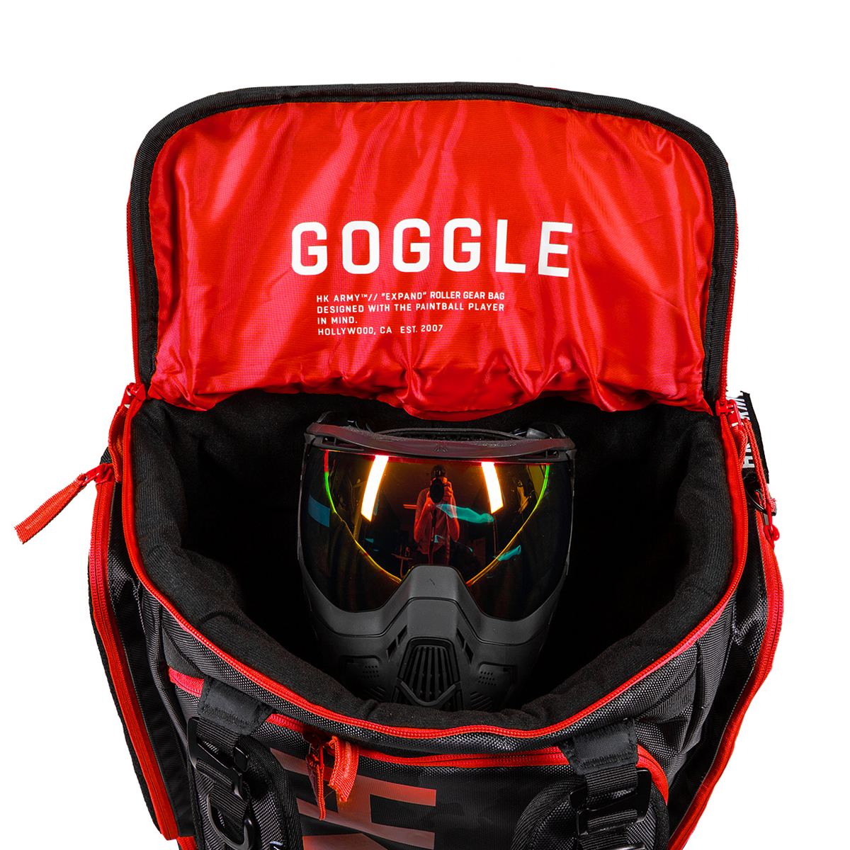 Expand 75L - Roller Gear Bag - Shroud Red | HK Army