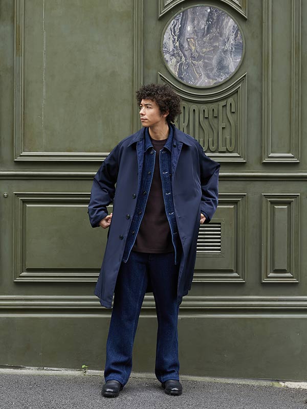 Ria リバーシブルブルーコート reversible blue coat BARU