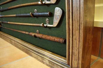 HUDSON RIVER WOOD CRAFTS｜アンティークゴルフクラブのディスプレイケース