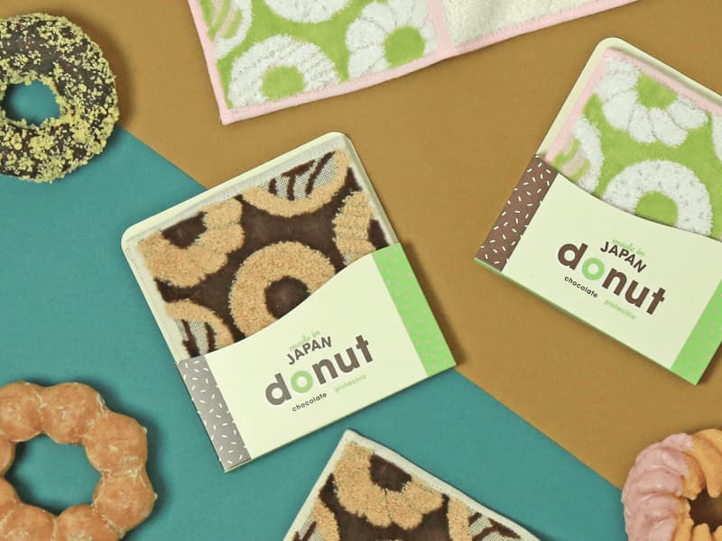 donut(ドーナツ)』ハーフハンカチ | 今治タオル取扱店「伊織」