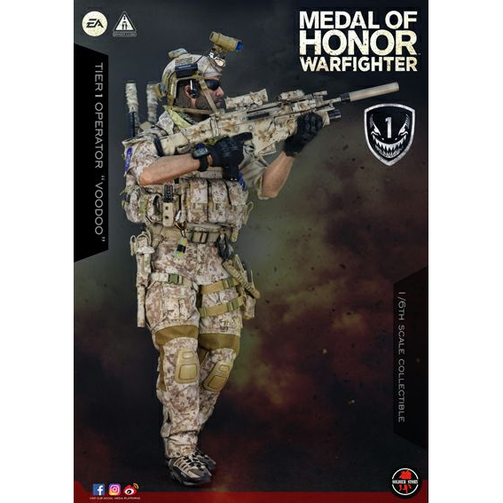 Medal of Honor Warfighter Tier One Operator Voodoo 1:6 figure