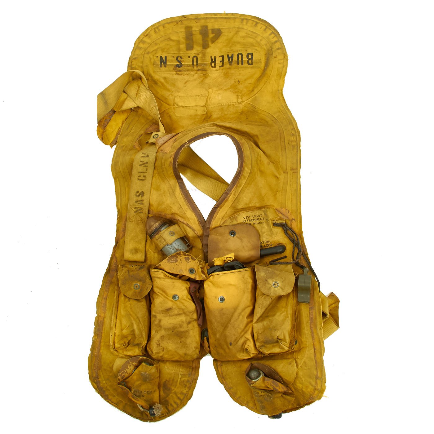 Original U.S. Cold War USAF Pilot 1956 Dated Bauer Mark 2 Survival