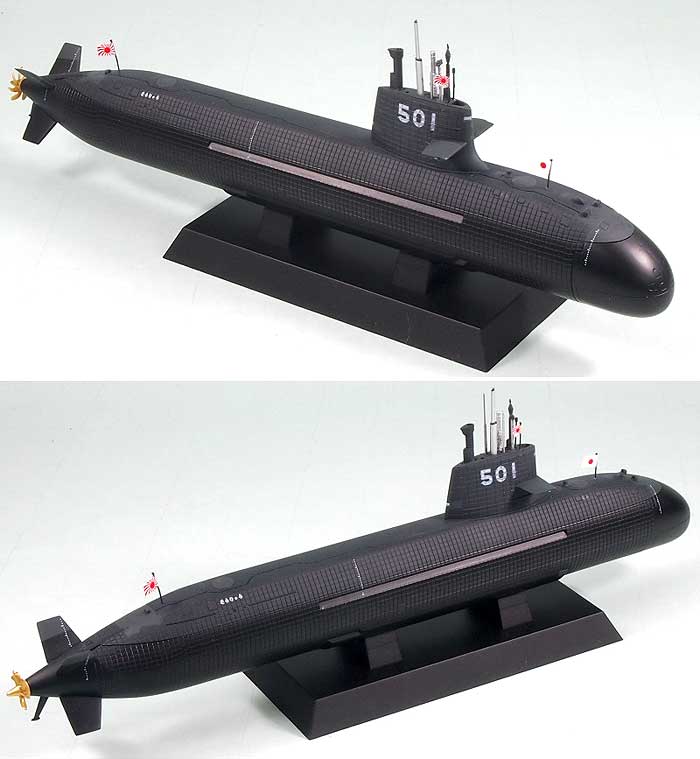 プラモデル モノクローム 1/144 海上自衛隊 そうりゅう型潜水艦 1⁄144