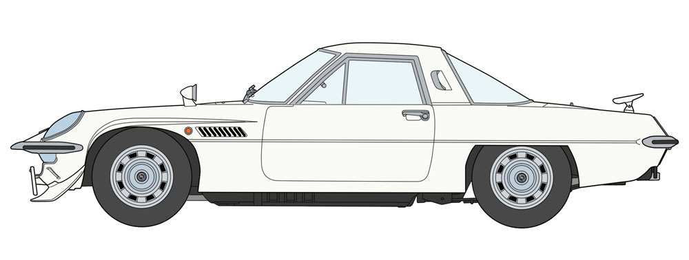 ハセガワ マツダ コスモ スポーツ w/チンスポイラー 1/24 自動車 限定