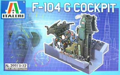 イタレリ F-104G コクピット 1/12 コクピット 2991 プラモデル