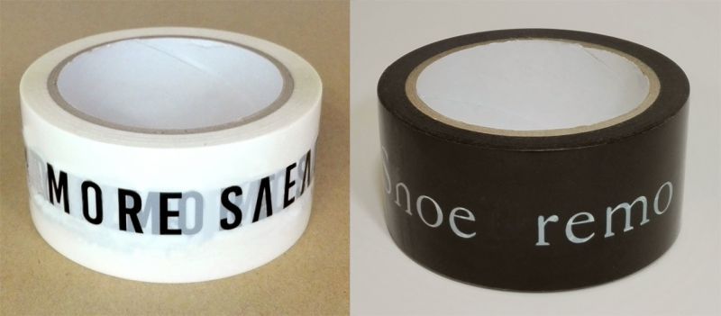 ご希望デザインのオリジナルOPPテープ幅12mm/15mm×長さ40M 「100巻