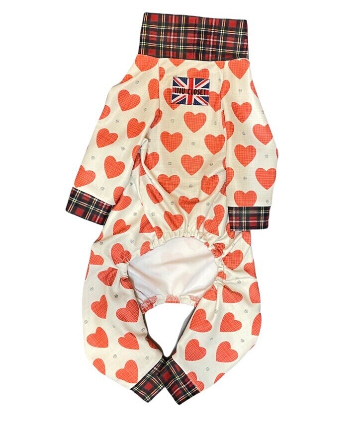 10％OFF【キャバスーツ LIMITED】LOVE & CHECK ドッグウェア