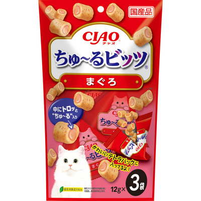 CIAO ちゅ～るビッツ まぐろ | 商品情報 - キャットフード - | いなば