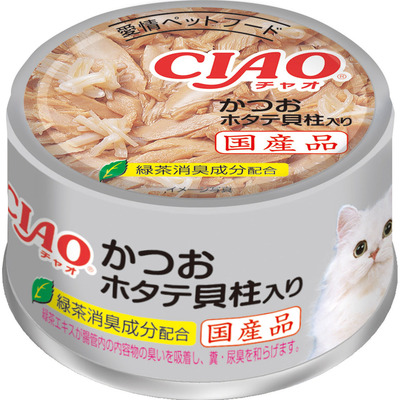 CIAO ホワイティ かつお ホタテ貝柱入り | 商品情報 - キャットフード