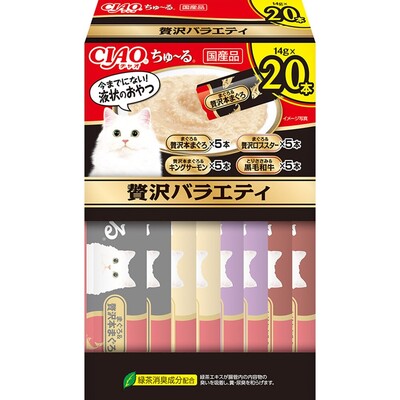 CIAO ちゅ～る 1歳までの子ねこ用バラエティ 20本入り | 商品情報