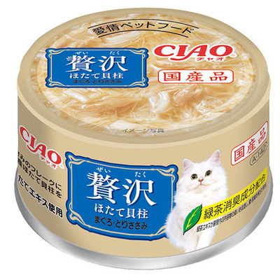 CIAO 贅沢 かつお節 まぐろ・とりささみ | 商品情報 - キャットフード