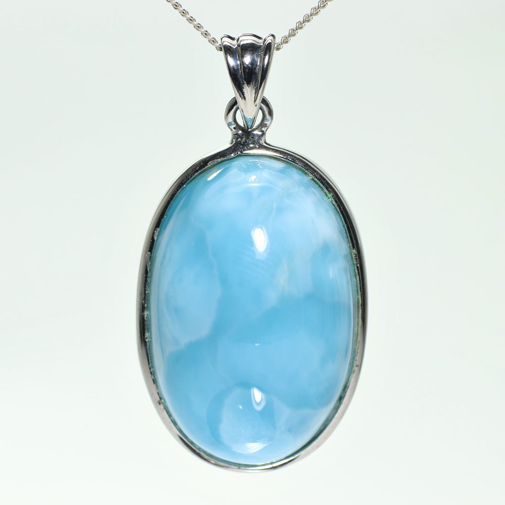 特別価格/高品質]ラリマーペンダントトップ（シルバー925） - 埼玉県