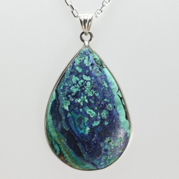 アズロマラカイト K18 ペンダント 【公式通販】 アズロマラカイト K18