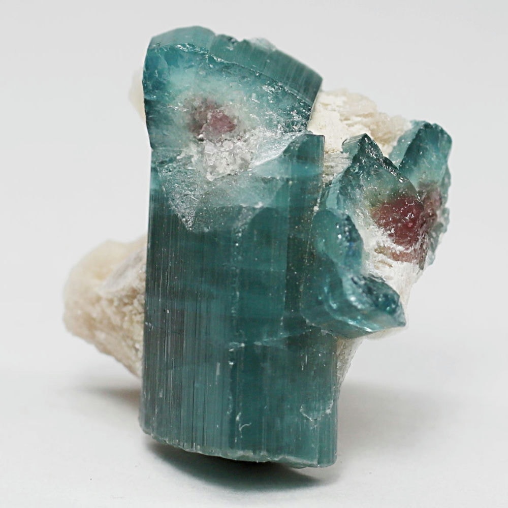 希少]インディゴブルートルマリン結晶原石（インディゴライト） - 埼玉