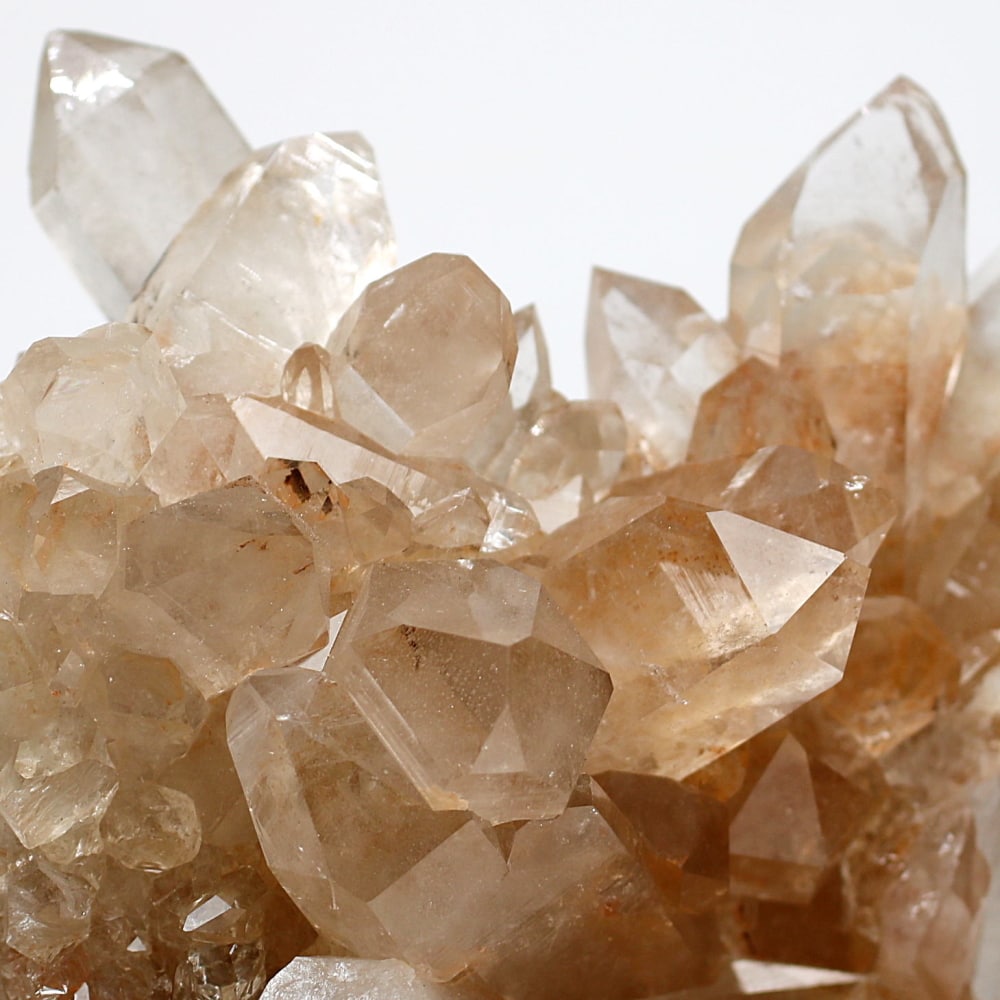 高品質]インド/マニカラン産ヒマラヤスモーキークォーツ原石クラスター