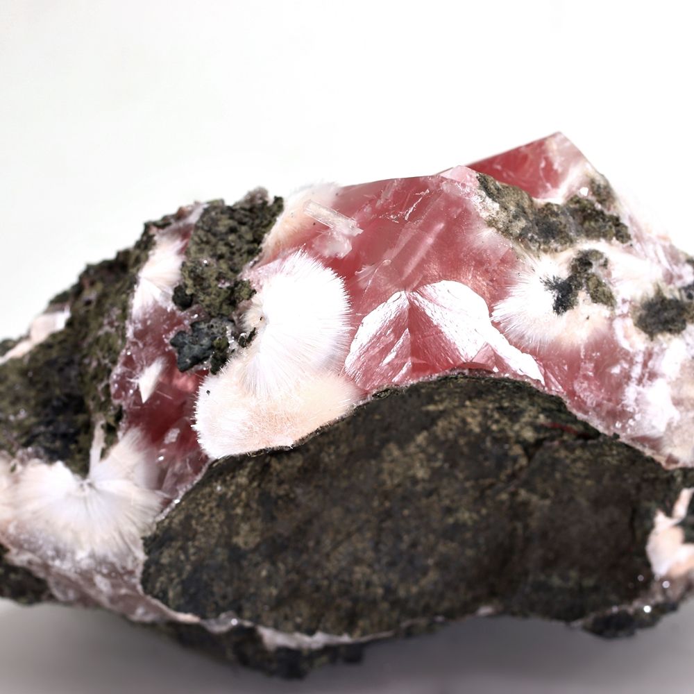 激レア！]インド/マハラシュトラ州産レッドカルサイト原石/メソライト