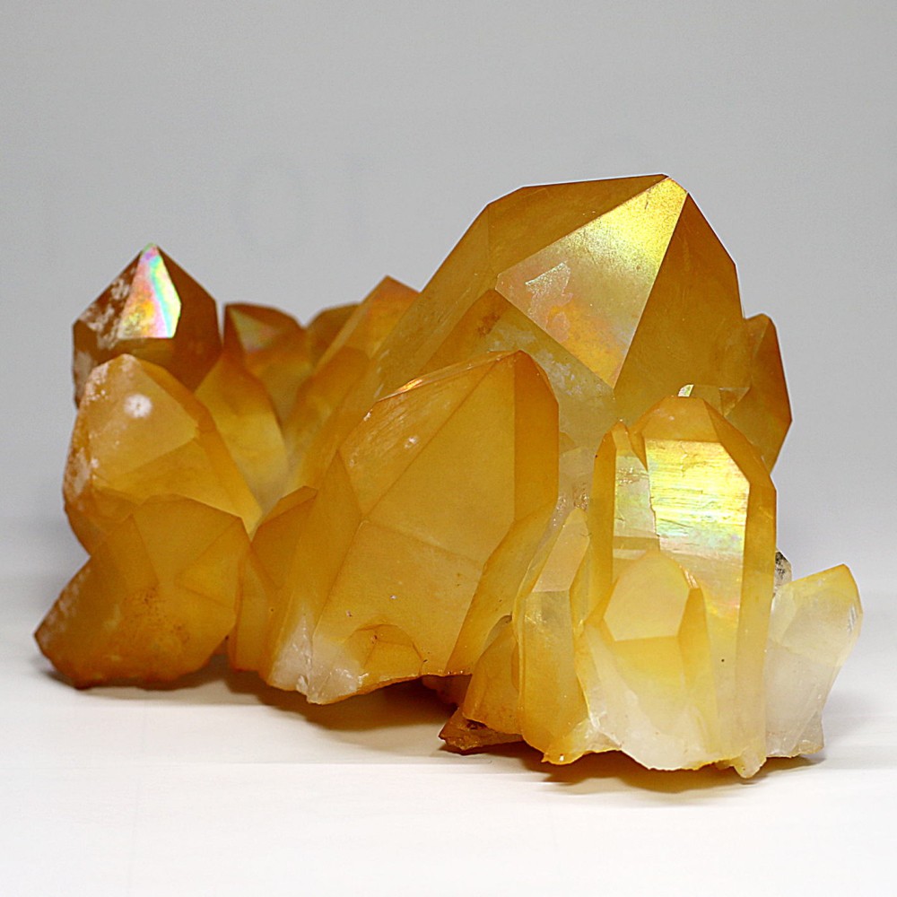 アメリカ/アーカンソー州産] 高品質ゴールデンヒーラークラスター/原石