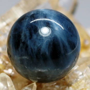 ブラックスターアクアマリン丸玉/スフィア（直径21mm） - 埼玉県吉川市