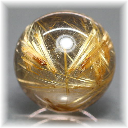 高品質]ゴールドルチルクォーツ丸玉/スフィア - 埼玉県吉川市の天然石