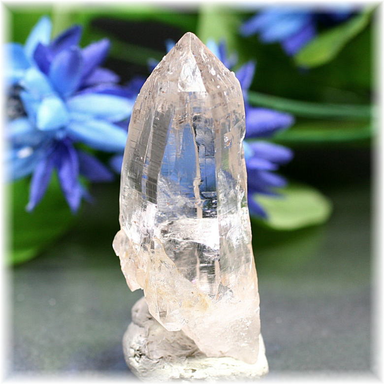 ガネッシュヒマール産]ヒマラヤ水晶原石ナチュラルポイント/レコード