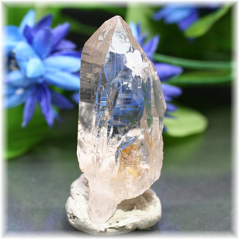 ガネッシュヒマール産]ヒマラヤ水晶原石ナチュラルポイント/レコード