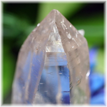 ガネッシュヒマール産]ヒマラヤ水晶原石ナチュラルポイント/レコード