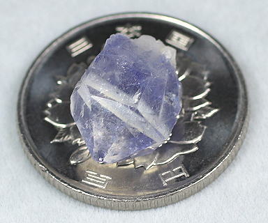 デュモルチェライトインクォーツ原石ナチュラルポイント/穴開きパーツ