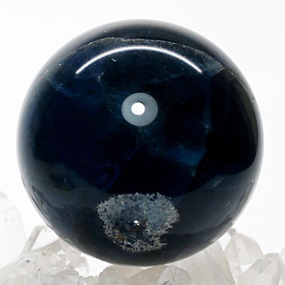 高品質]ブルーグリーンフローライト丸玉/スフィア（球体直径58.7mm