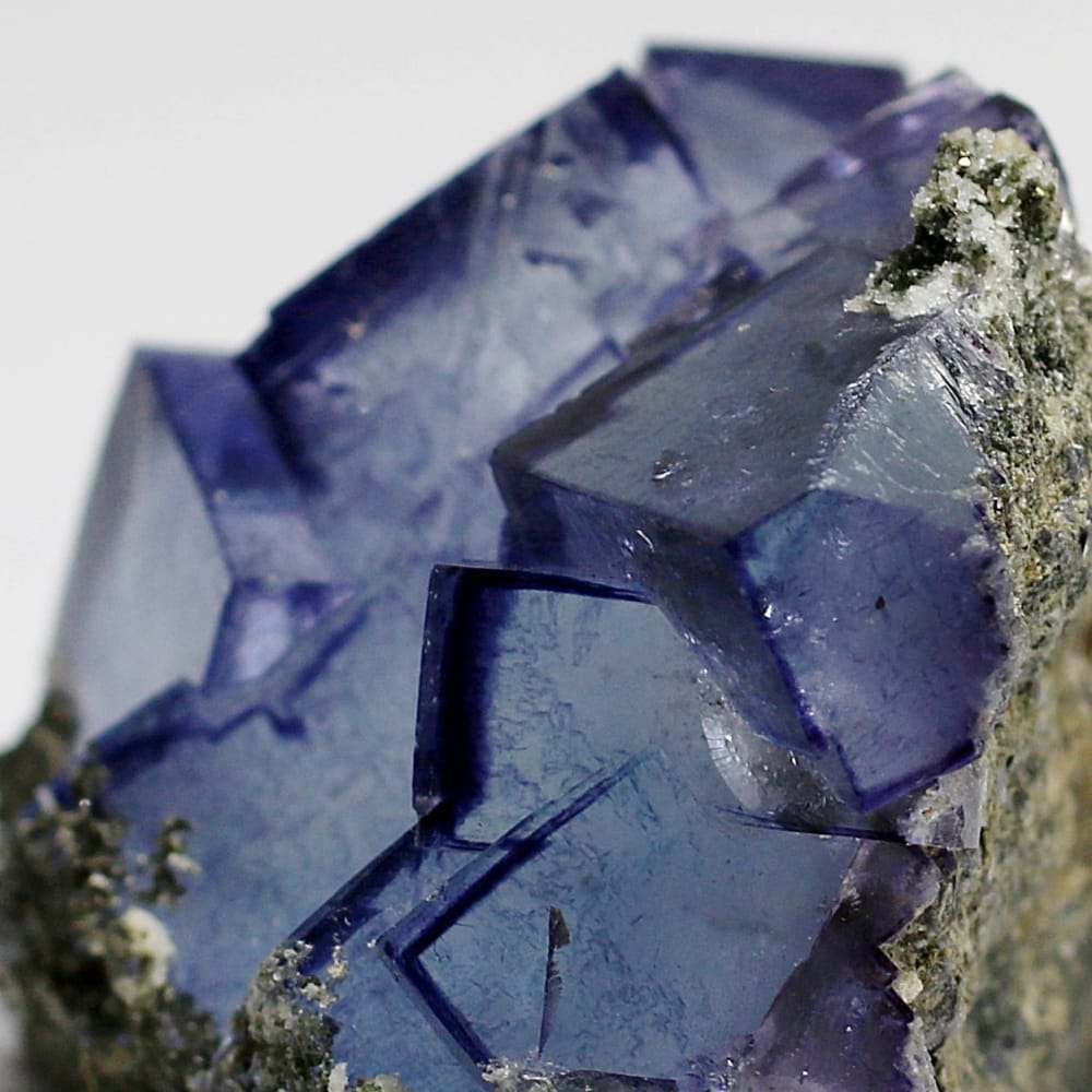 中国/湖南省]瑶崗仙鉱山(ヤオガンシャン)産フローライト結晶原石（天然