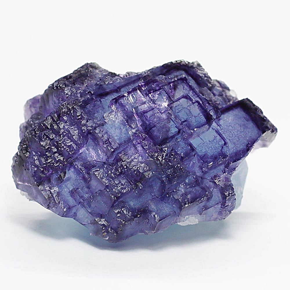 D018】針状鉱物入りフローライト ヤオガンシャン Aタイプ 原石 鉱物